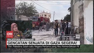 Sikap CNN Indonesia Independen Dukung Gencatan Senjata di Gaza | Palestina Menangis