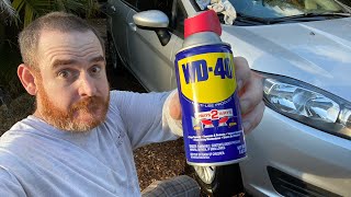 Will WD40 remove the PAINT on my car?  Series #6