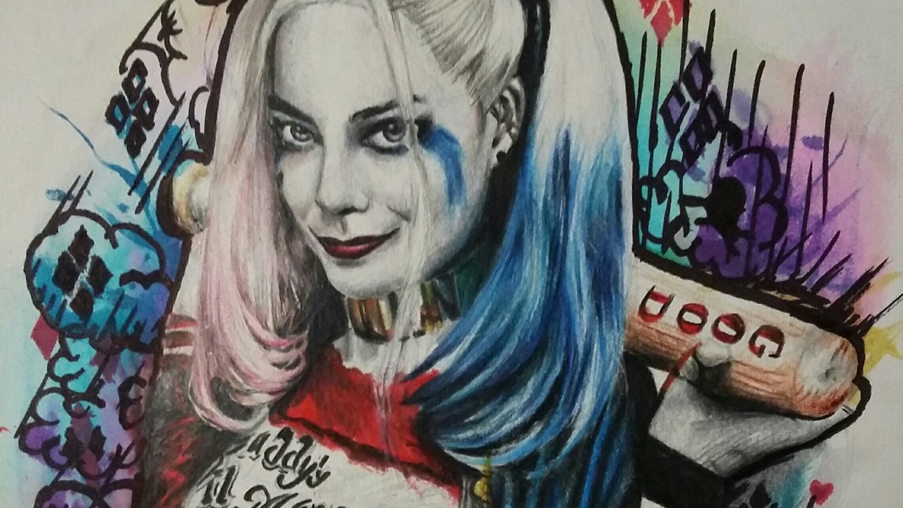 Speed Drawing: Harley Quinn 