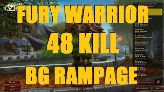 Bajheera - MASSIVE 48-KILL FURY WARRIOR BG RAMPAGE - WoW Legion 7.2 PvP