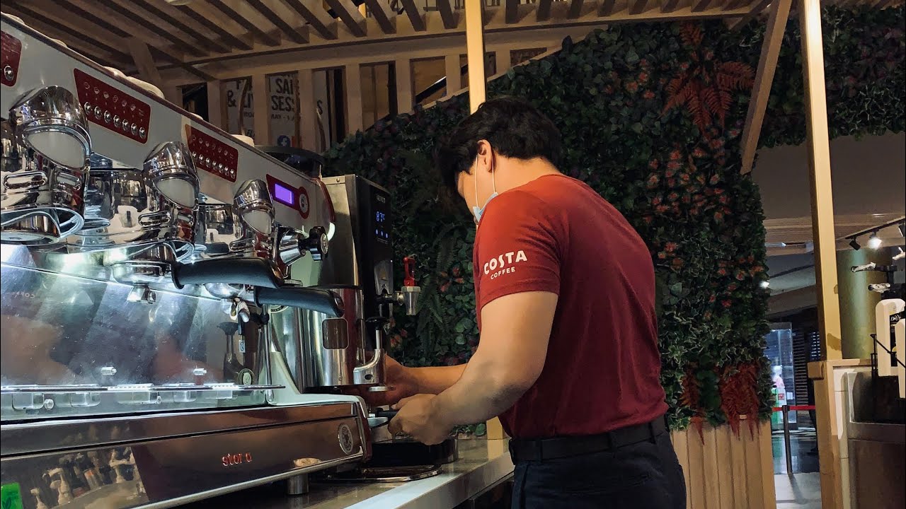 My routine as a Barista COSTA COFFEE MALAYSIA YouTube