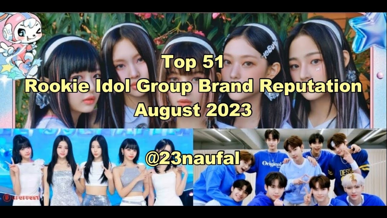 Top 51 Rookie Idol Group Brand Reputation August 2023 brikorea ...
