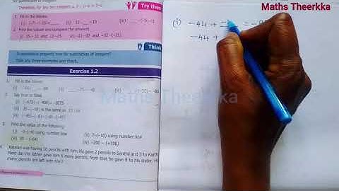 7th standard maths exercise 1.2 | Chapter 1 | Number System