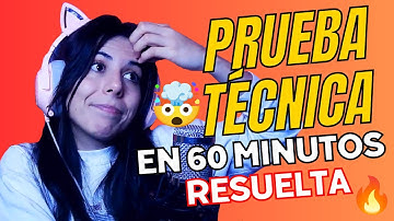 📝PRUEBA TÉCNICA TRAINEE en 60 Minutos | RESUELTA