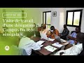 Visite de travail dune dlgation du campus francosngalais  lussein