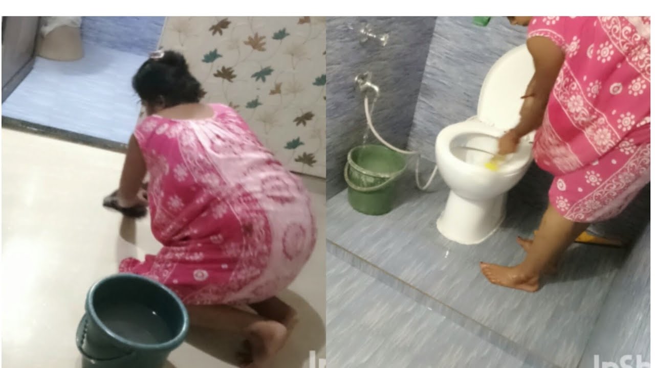 //housewife bathroom cleaning vlog// floor cleaning vlog #Bengali vlog ...