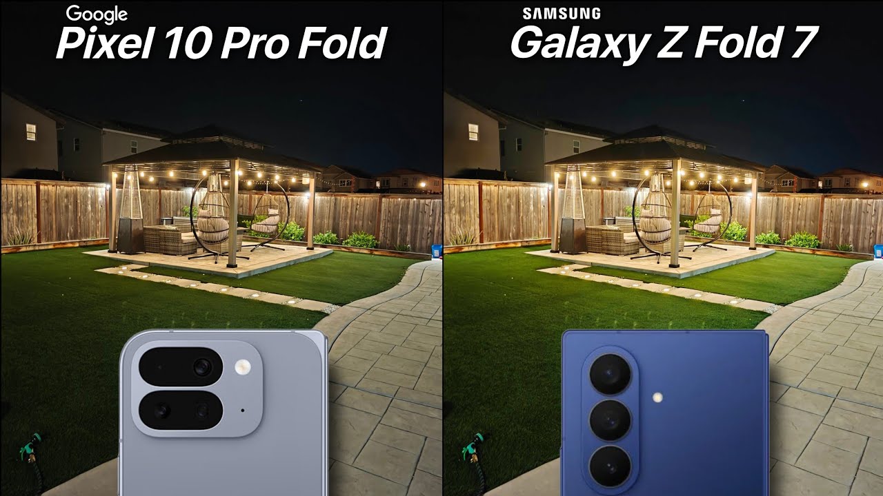 Google Pixel 10 Pro Fold vs Galaxy Z Fold 7 | Camera Test Comparison ...