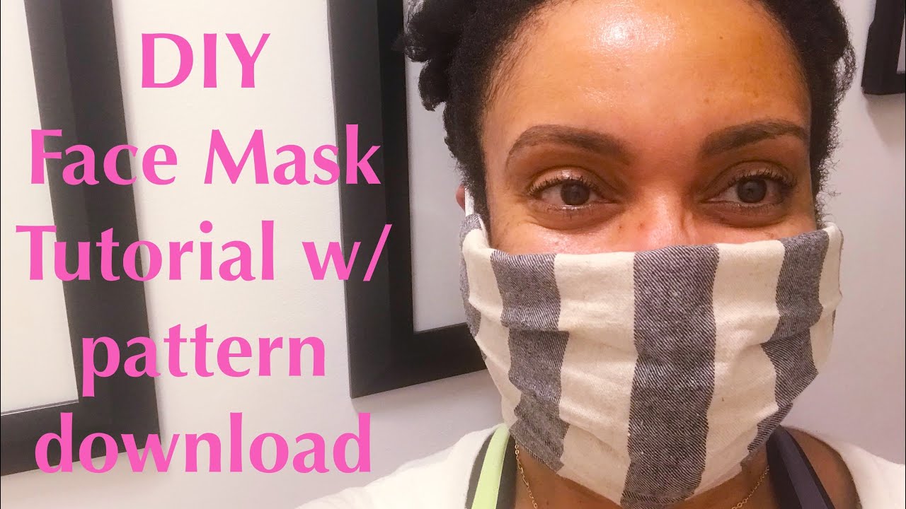 DIY Facemask Turtorial w/ Downloadable Pattern | Nic Hyl