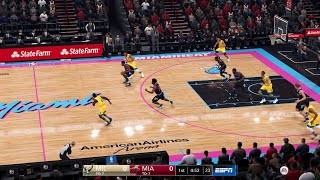 Nba live 19 - milwaukee bucks vs miami heat ps4 pro cpu sim hd