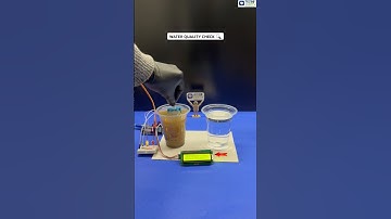 Clear or dirty? 💧😳Turbidity sensor checks water quality in real time! #roboarmy #water #arduino