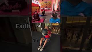 faith vs blind faith #usa #india