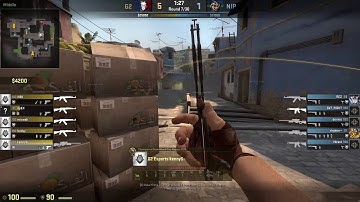 CS:GO POV Demo G2 kennyS (29/13) vs NiP (de_mirage)