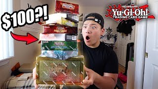 WHAT $100 CAN BUY YOU IN YU-GI-OH! ($100 MASSIVE YUGIOH HAUL/BEGINNERS BUYING GUIDE)