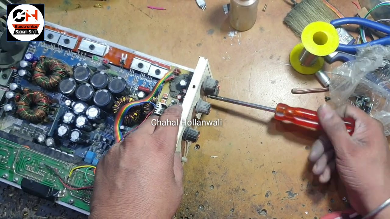 mono car amp repair interfire 4000watt YouTube