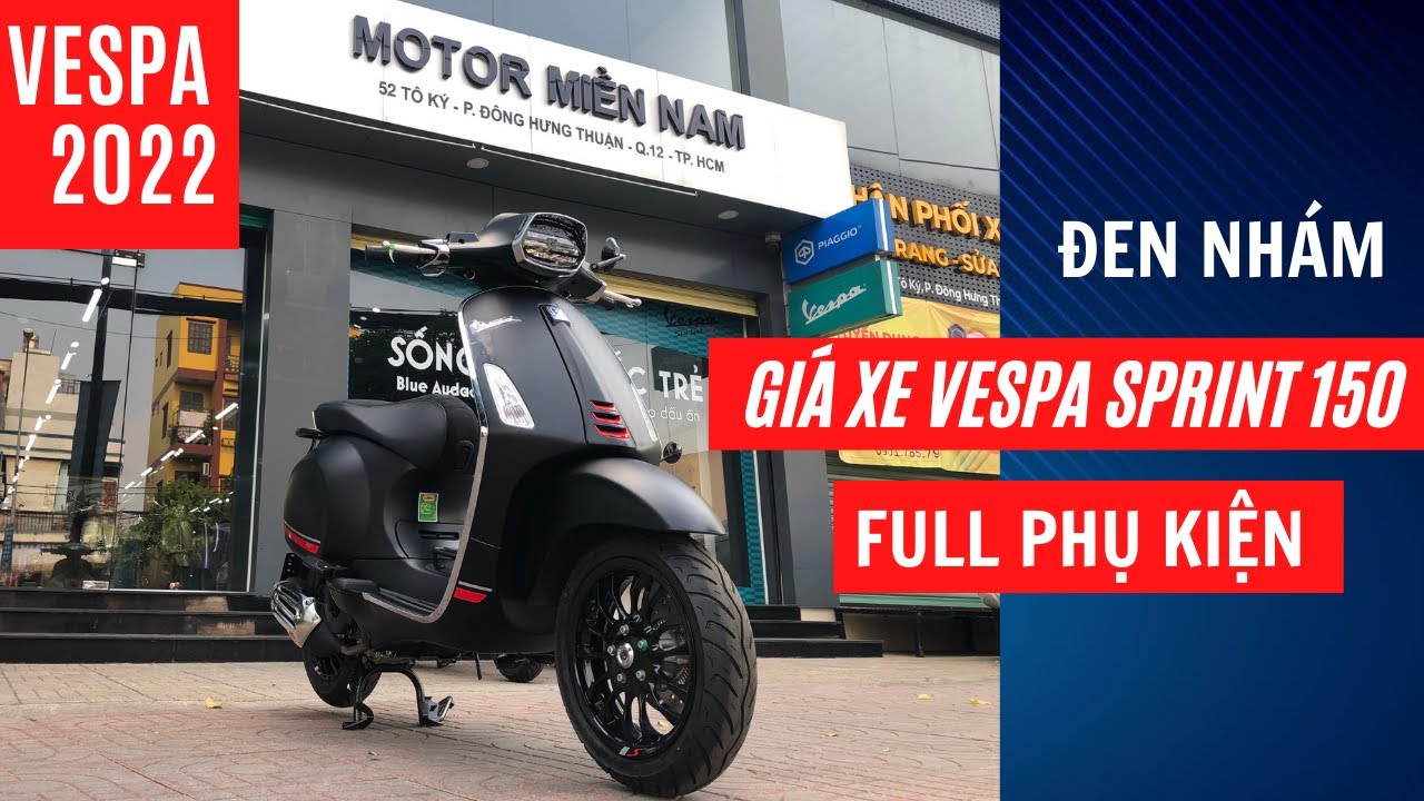 Vespa Sprint độ dàn đồ chơi trị giá trăm triệu của biker Sài Gòn