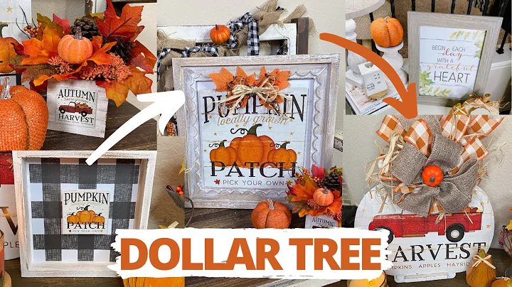 Dollar Tree 5 Fall DIYs with Dollar Tree Calendar + GIVEAWAY