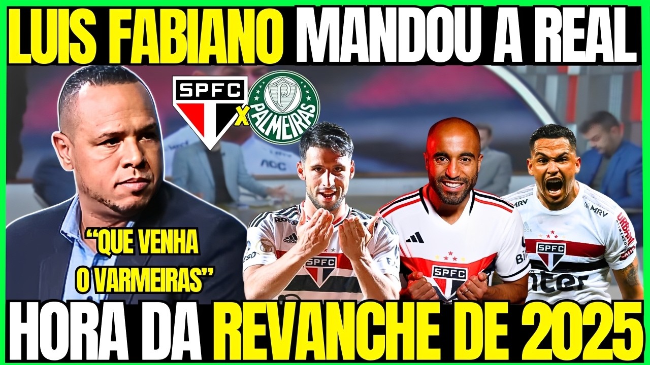 🚨OLHA O QUE O LUIS FABIANO DISSE DO SÃO PAULO NA SEMI NO PAULISTA! ULTIMAS NOTÍCIAS DO SÃO PAULO FC