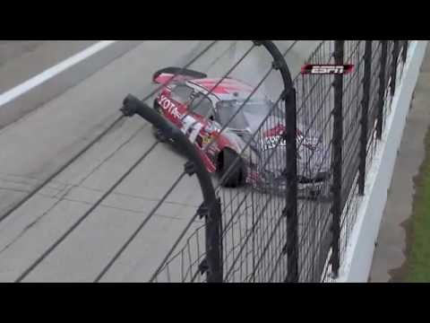 2010 O'Reilly 300 - Justin Lofton Hard Crash