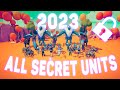 How to unlock all secret unts  totally accurate battle simulator tabs