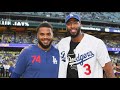 Anthony Davis Visits Dodger Stadium for Lakers Night