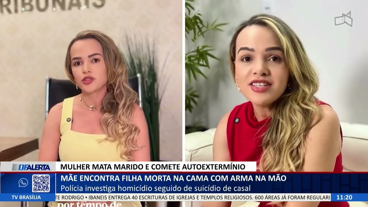 DF ALERTA - Mãe encontra filha morta na cama com arma na mão