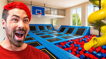 I Turned My House Into a Trampoline Park!