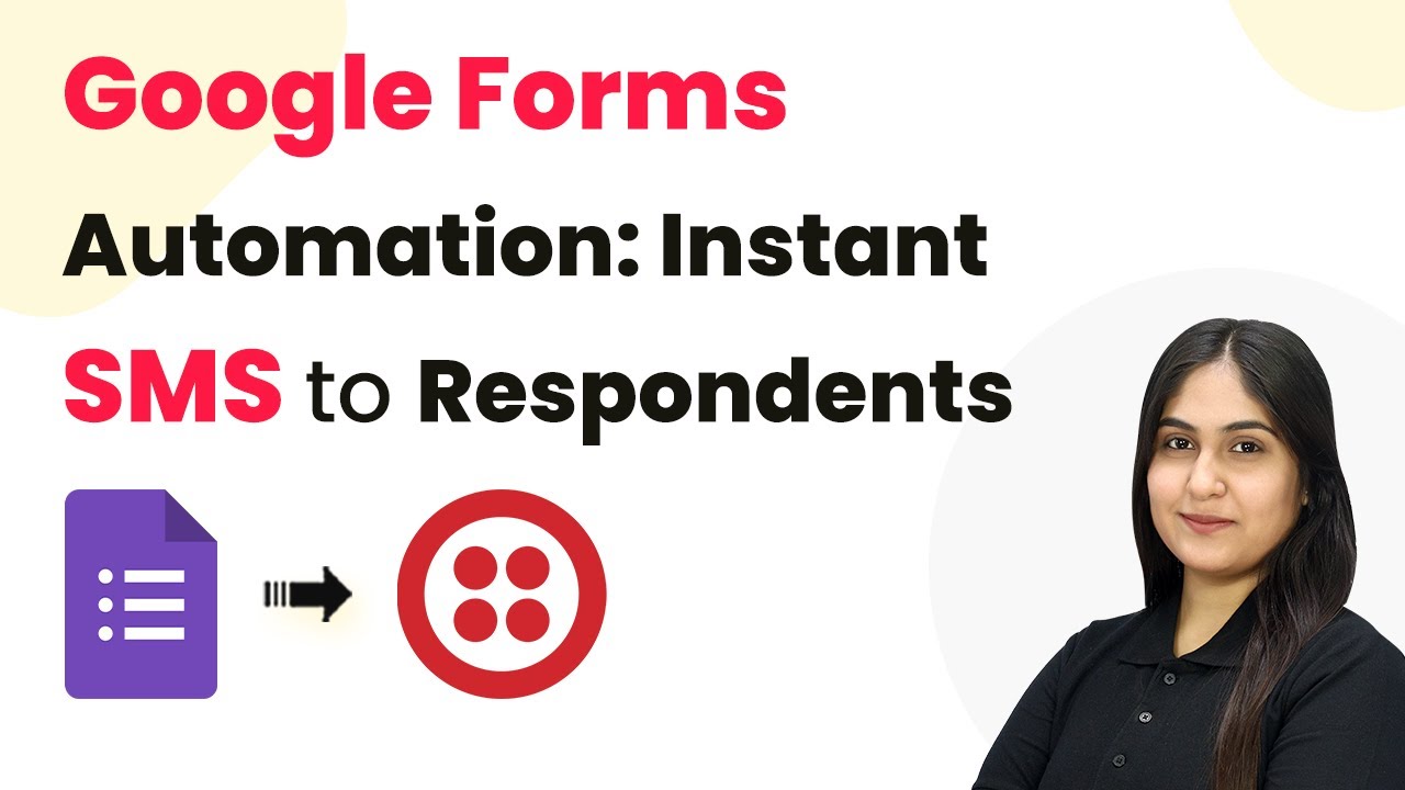 Google Forms Automation: Instant SMS to Respondents - YouTube