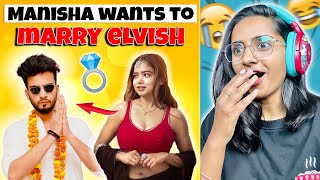 Manisha wants to marry ELVISH  | Bigg Boss funny memes