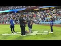 Anthem girl 9 yr old madison baez wows dodgers crowd  manager dave roberts game 2 nlds playoffs