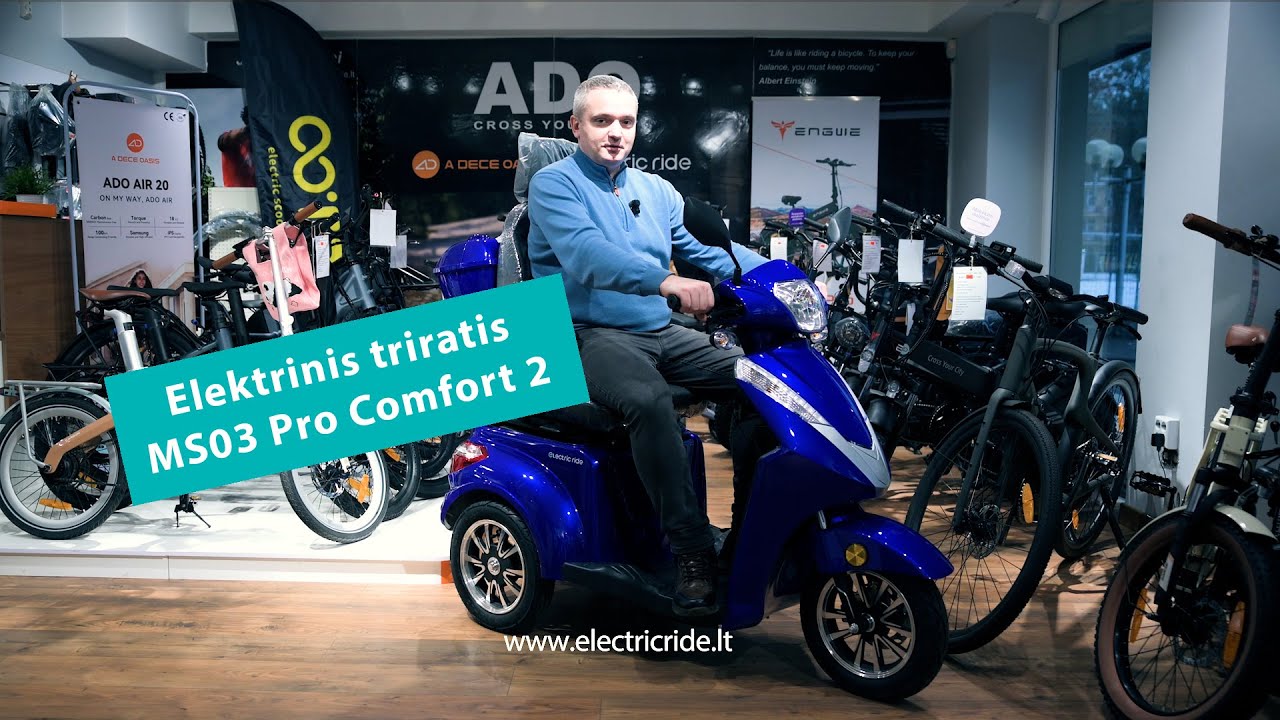 Elektrinis triratis MS03 Pro Comfort 2