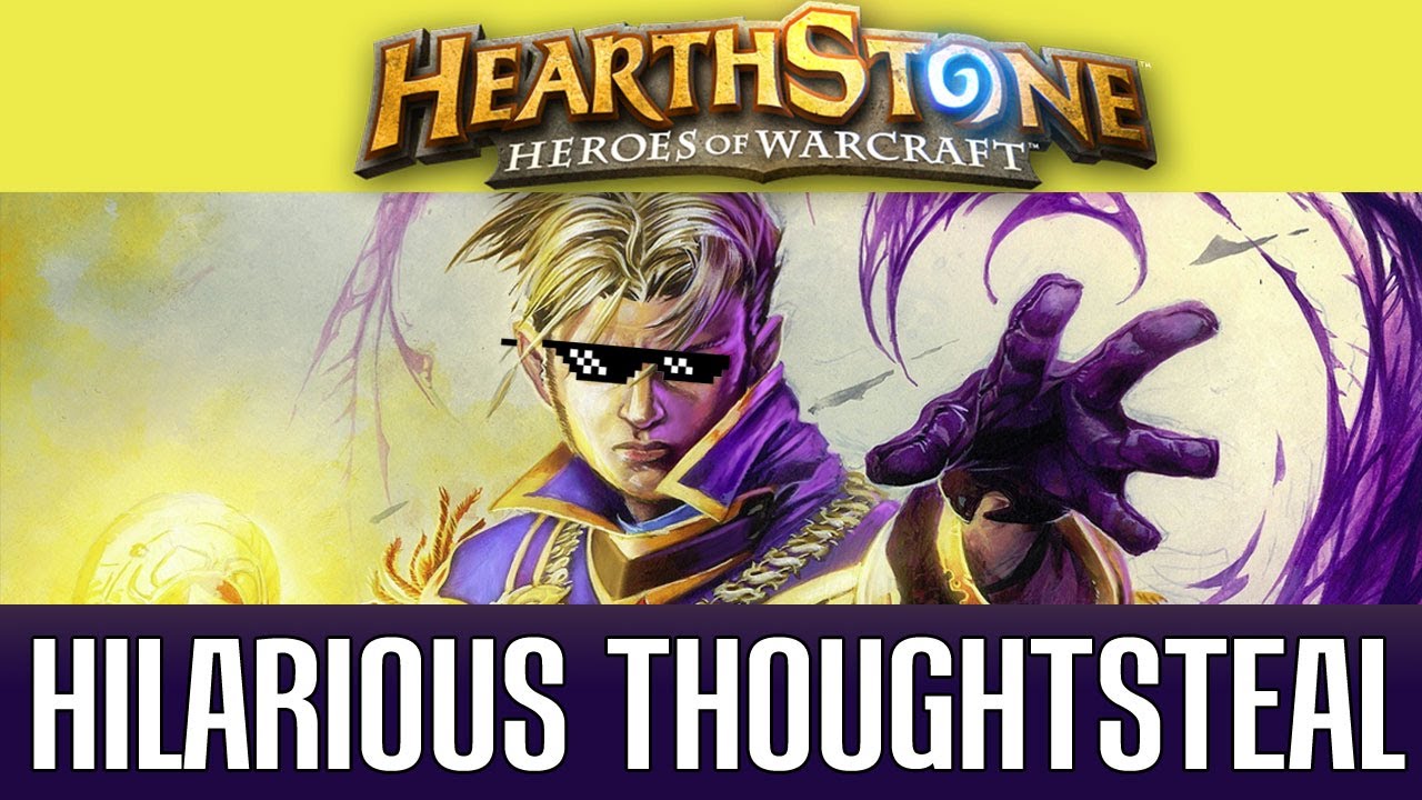 HILARIOUSLY LUCKY THOUGHTSTEAL ENDING VS CONTROL WARRIOR (HEARTHSTONE 1080P)