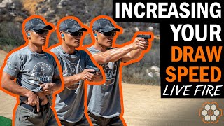 How To Increase Your Holster Draw Speed (Live Fire)