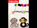 Monkey Number 8 Coloring Challenge 🐵 | Right vs Wrong Coloring!