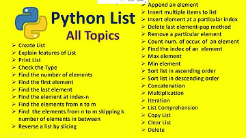 Python List | Master Tutorial | All Topics in One Video | Python for beginner | Learn Python