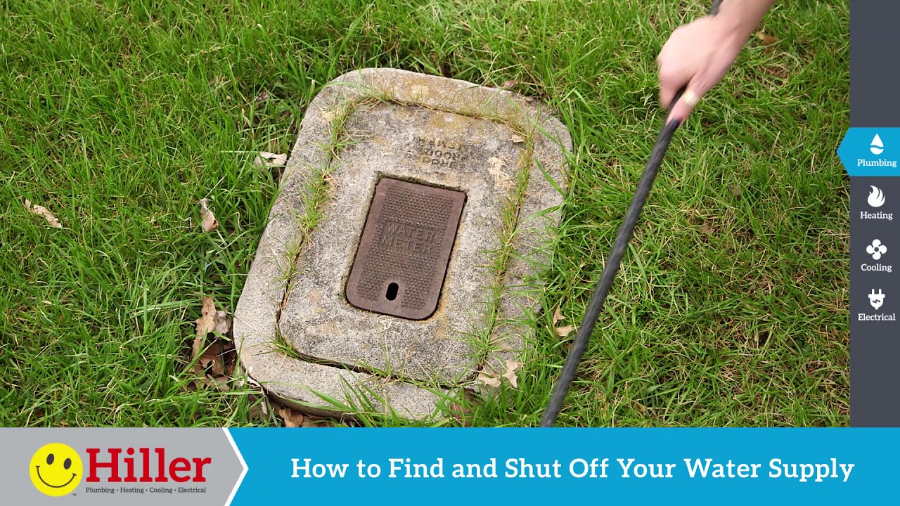 How To Turn Off Your Water Supply - YouTube