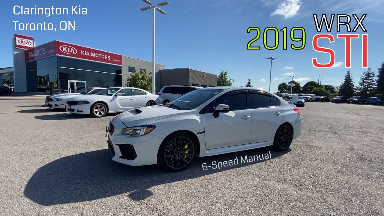 2019 Subaru WRX STI Symmetrical AWD 6-Speed Manual Review at Clarington Kia