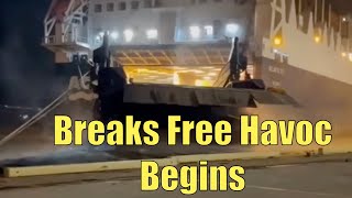 Massive Cargo Ship Breaks Free and Havoc Ensues!!! | Boating News of the Week | Broncos Guru