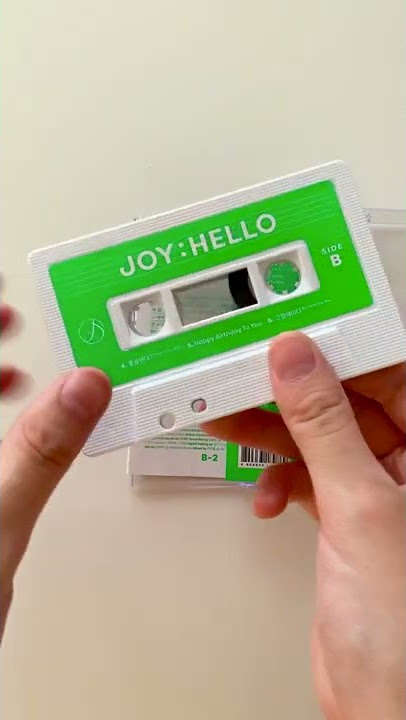 Unboxing Red Velvet JOY's Special Album 'JOY: HELLO' (Cassette Ver.)
