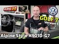 VW Golf 7 mit Alpine X902D-G7A  Autoradio nachrüsten | Tutorial | ARS24