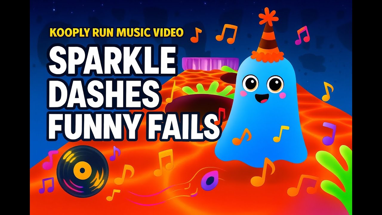 Kooply Run Gameplay Music Video: Sparkle Dashes ✨ Funny Fails! Best Moments & Fun Beats