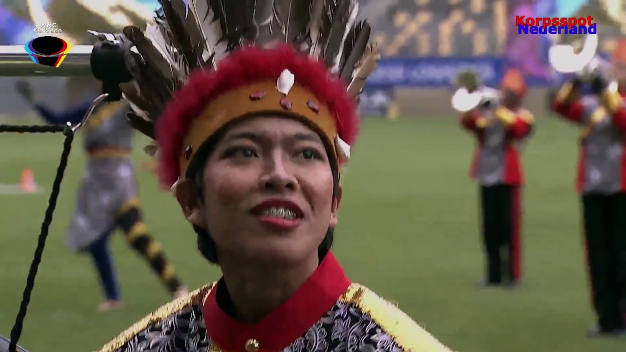 Indonesia Drum Corps tijdens WMC Kerkrade 2017