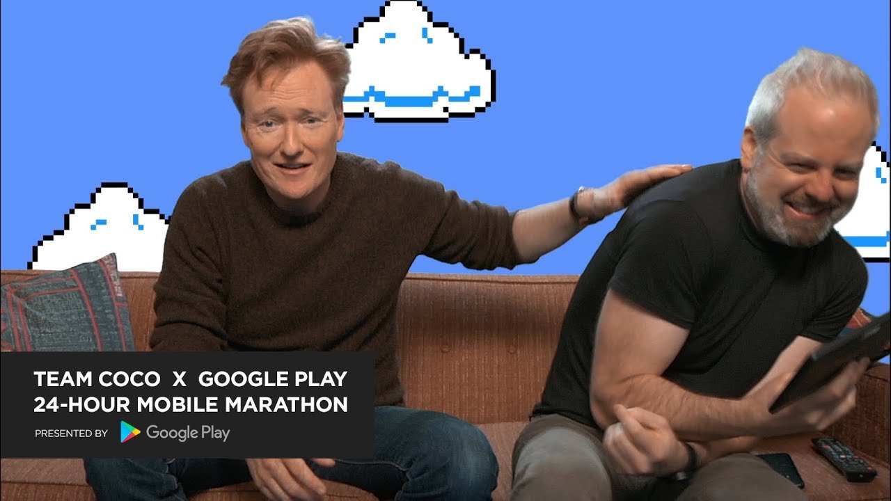 Team Coco x Google Play's 24-Hour Mobile Marathon Highlights