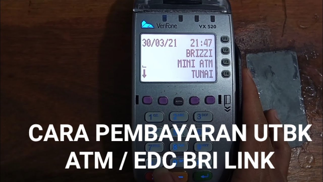 Cara Pembayaran UTBK di ATM BRI/EDC BRILINK 2021 