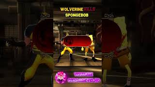 WOLVERINE KILLS SPONGEBOB 😭 #cercadevelho #spongebob #wolverine #foryou #viral