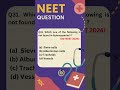 Re-NEET 2024 MCQ | Which Tissue Is Absent in Gymnosperms? 🌲 | Plant Anatomy Explained
