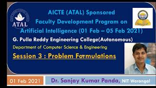 Day 1 Session 3( ATAL GPREC FDP AI Feb2021)
