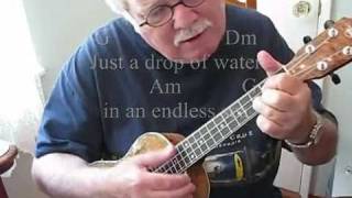 DUST IN THE WIND for the UKULELE : UKULELE LESSON / TUTORIAL by "UKULELE MIKE" chords