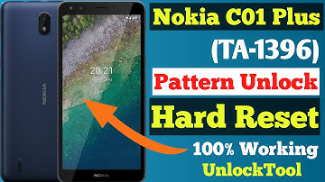 Nokia C01 Plus (TA-1396) Pattern Unlock | Hard Reset With UnlockTool | New Solution 100% Fix |