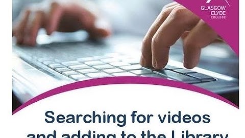 Adding a video to the Clickview Library