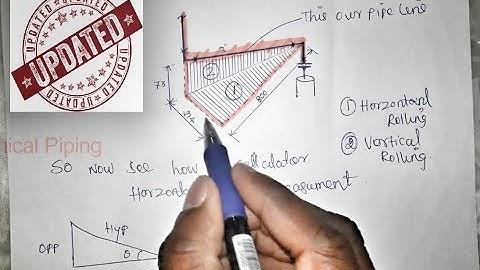 Piping Double Rolling calculation | Updated